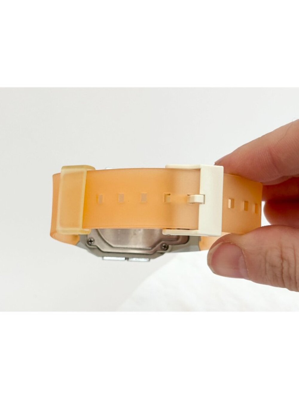 CASIO FS-01 2324 Orange & Blue Illuminator Dual Time Japanese 90's Film Watch - Picture 16 of 16